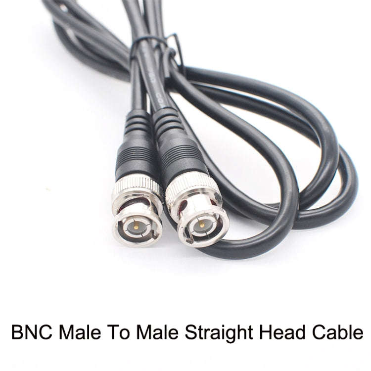 BNC Male To Male Straight Head Cable Coaxial Cable Video Jumper, Length: 3m