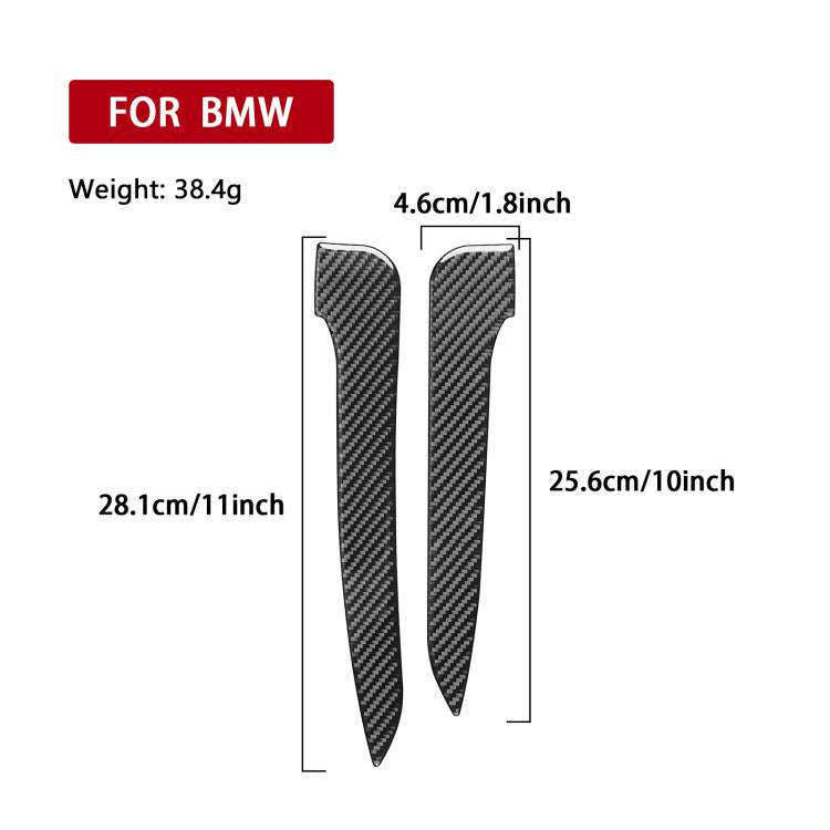 For 2019-2024 BMW 8 Series G14 2pcs /Set Left-hand Drive Rearview Mirror Anti-scratch Strip Stick...