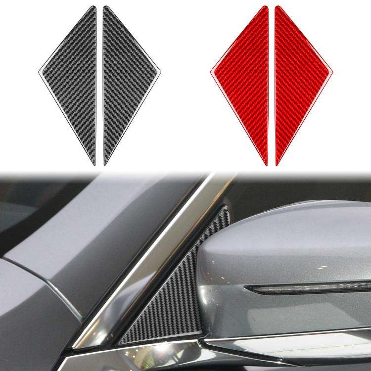 For 2019-2024 BMW 8 Series G14 2pcs /Set Universal A-pillar Stickers for Left and Right Drive(Black)