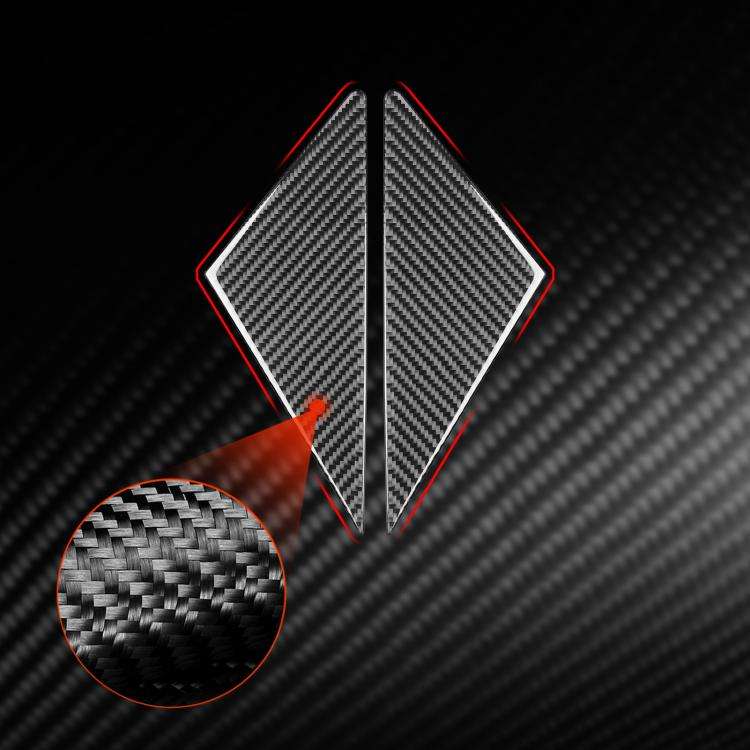 For 2019-2024 BMW 8 Series G14 2pcs /Set Universal A-pillar Stickers for Left and Right Drive(Black)