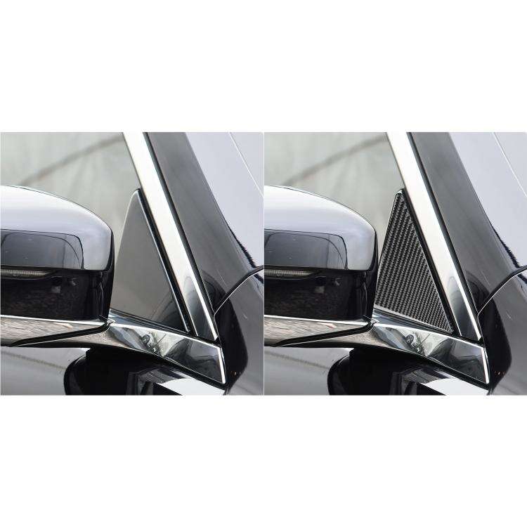For 2019-2024 BMW 8 Series G14 2pcs /Set Universal A-pillar Stickers for Left and Right Drive(Black)
