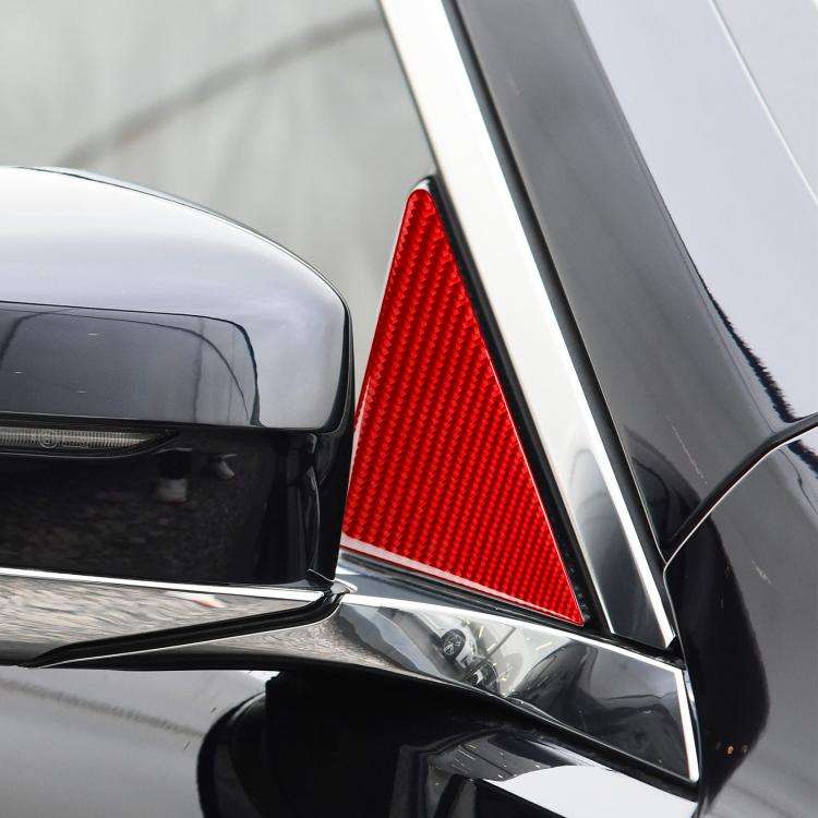 For 2019-2024 BMW 8 Series G14 2pcs /Set Universal A-pillar Stickers for Left and Right Drive(Black)