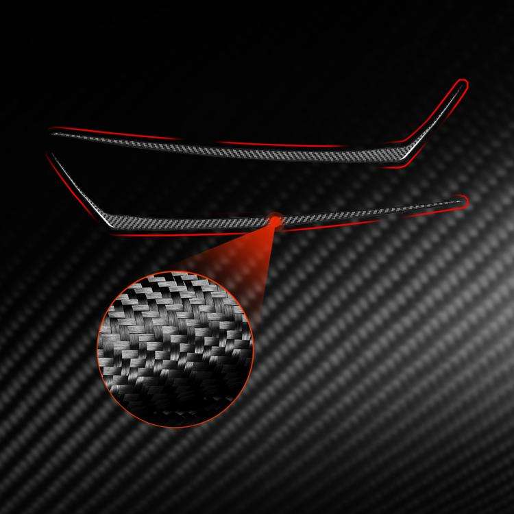 For Chevrolet Corvette C8 2pcs /Set Taillight Lower Trim Sticker(Black)