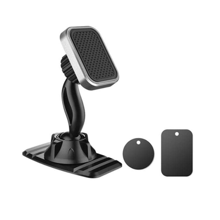 Car Center Console Paste Magnetic Mobile Phone Holder(Gray)