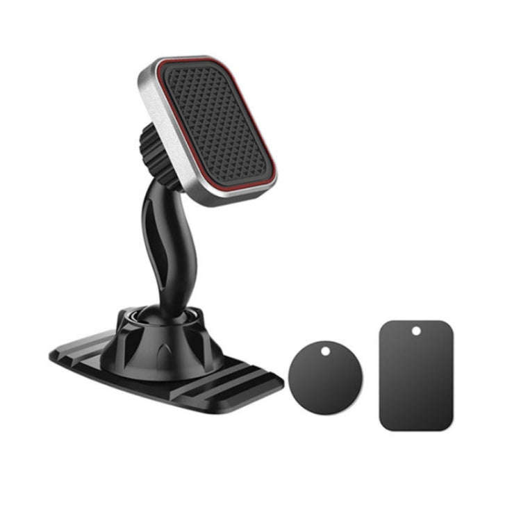Car Center Console Paste Magnetic Mobile Phone Holder(Red)