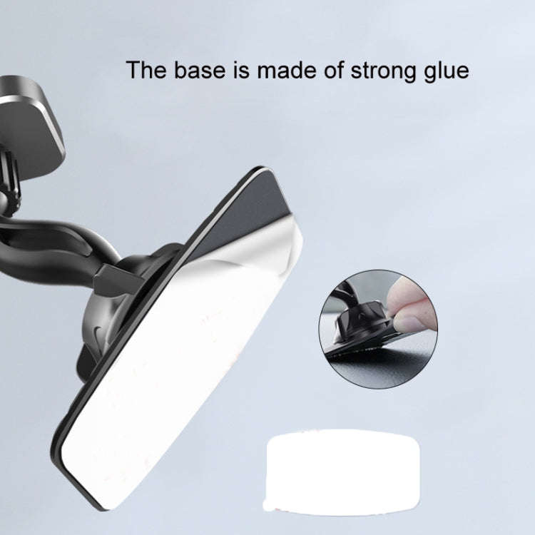 Car Center Console Paste Magnetic Mobile Phone Holder(Black)