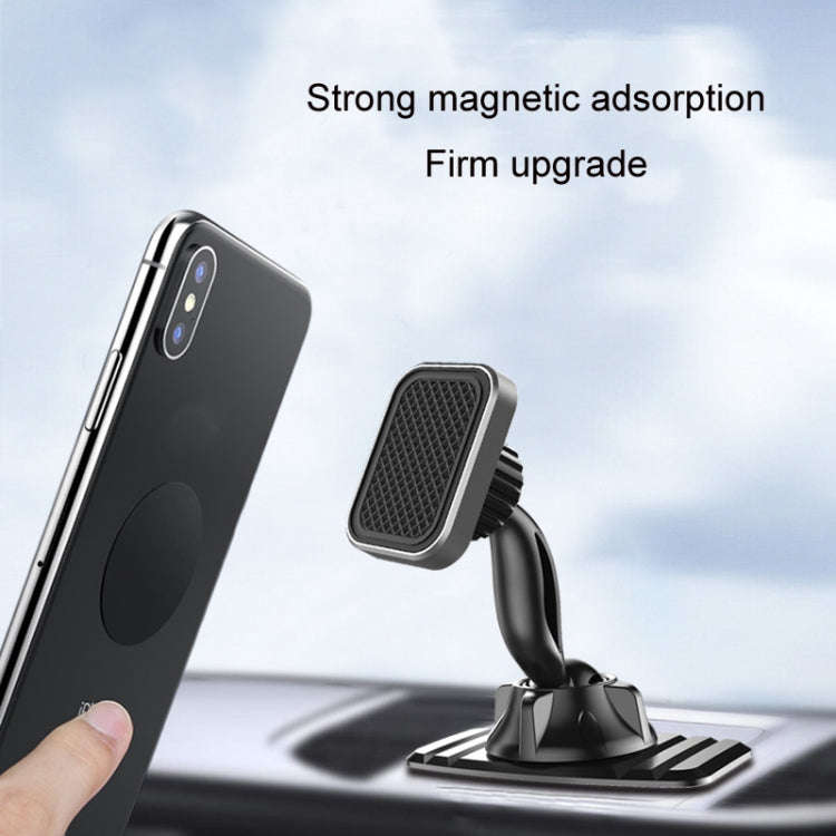 Car Center Console Paste Magnetic Mobile Phone Holder(Black)