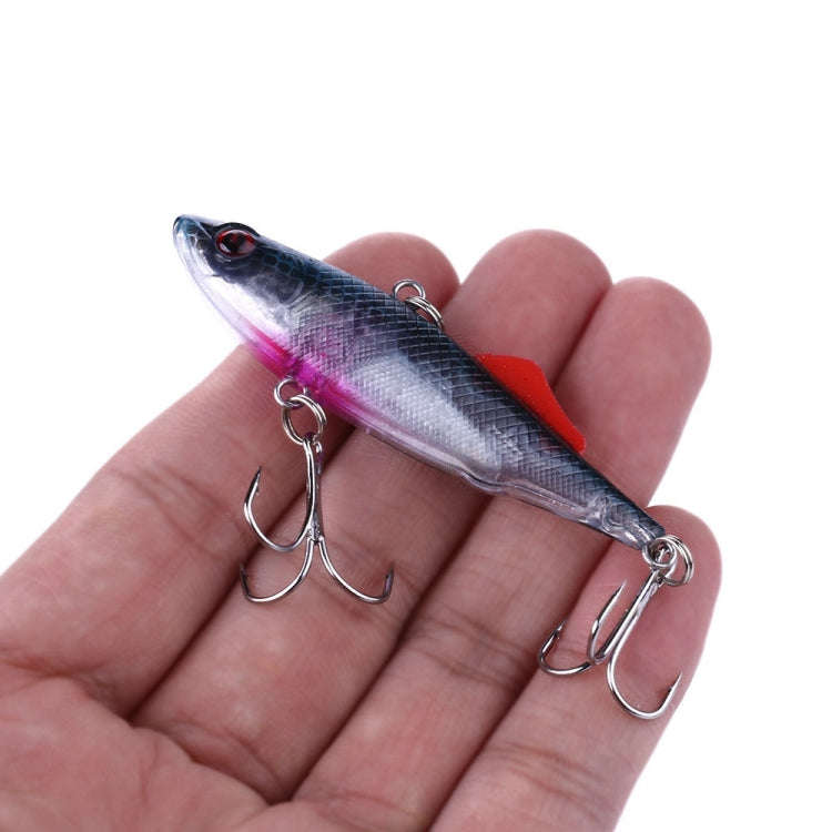 HENGJIA VI032 Full Swimming Layer VIB Fake Bait Plastic Fish Bait, Size: 7cm 16.5g(2)