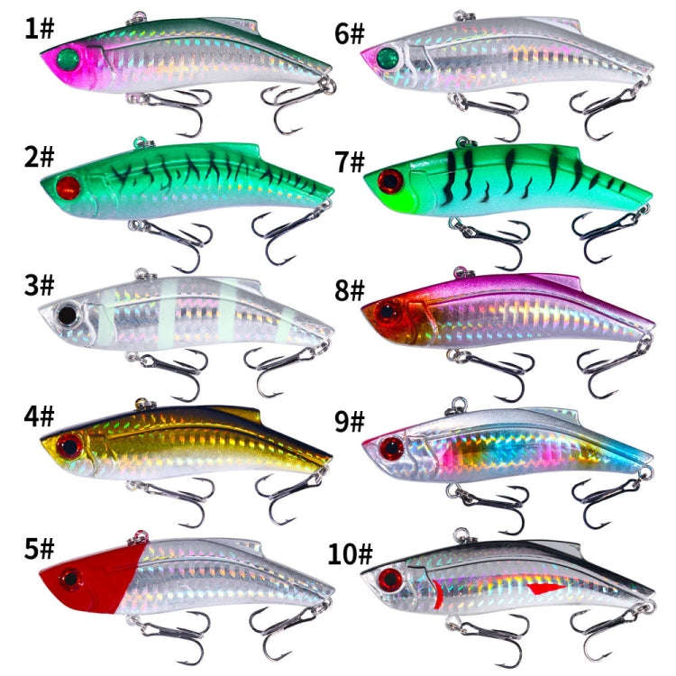 HENGJIA VI025 Submerged Trembling Swimming VIB Lure Plastic Fake Bait, Size: 9cm 28g(4)