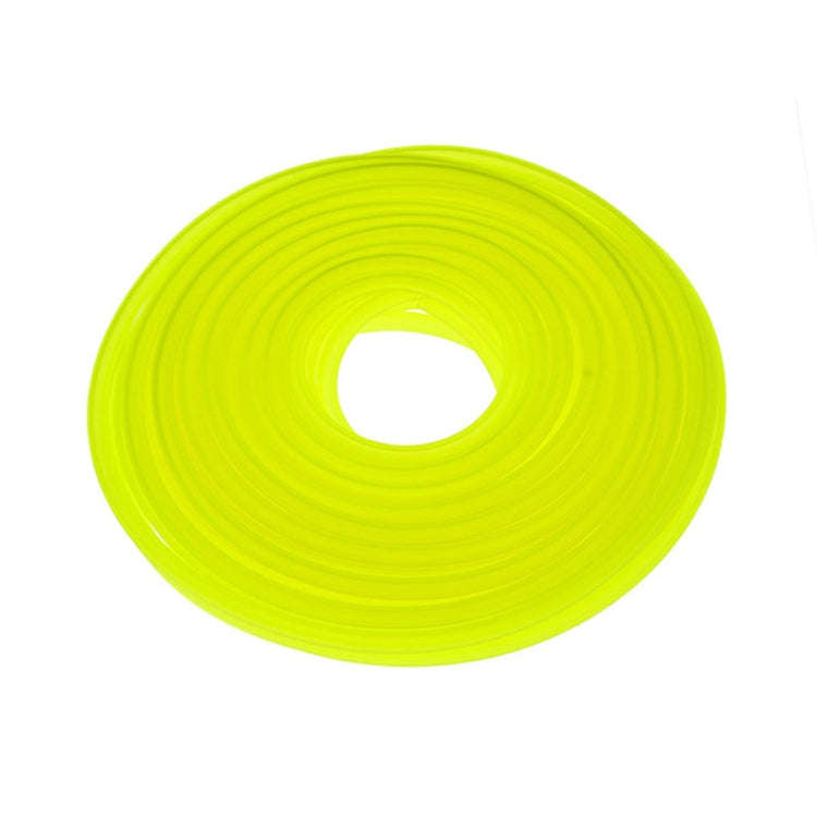 TF-1795 18m/roll Motorcycle Modification Accessories Colorful Gasoline Pipe(Yellow)