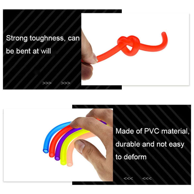 TF-1795 18m/roll Motorcycle Modification Accessories Colorful Gasoline Pipe(Red)