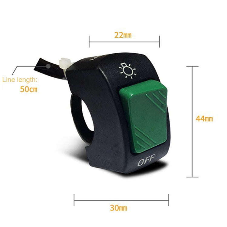 TF-1796 Electric Motorcycle Retrofit Accessories Double Flash Warning Light Switch(Random Color D...