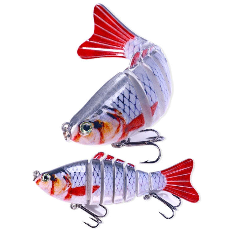 HENGJIA JM062 7 Section Fish Fake Lures VIB Minnow Fishing Lures, Size: 10cm 15g(7)