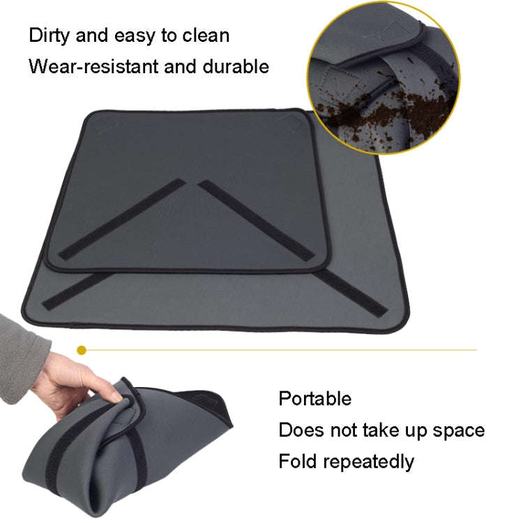 SLR Camera Bag Diving Material Lens Storage Bag, Size: 40x40cm(Black)