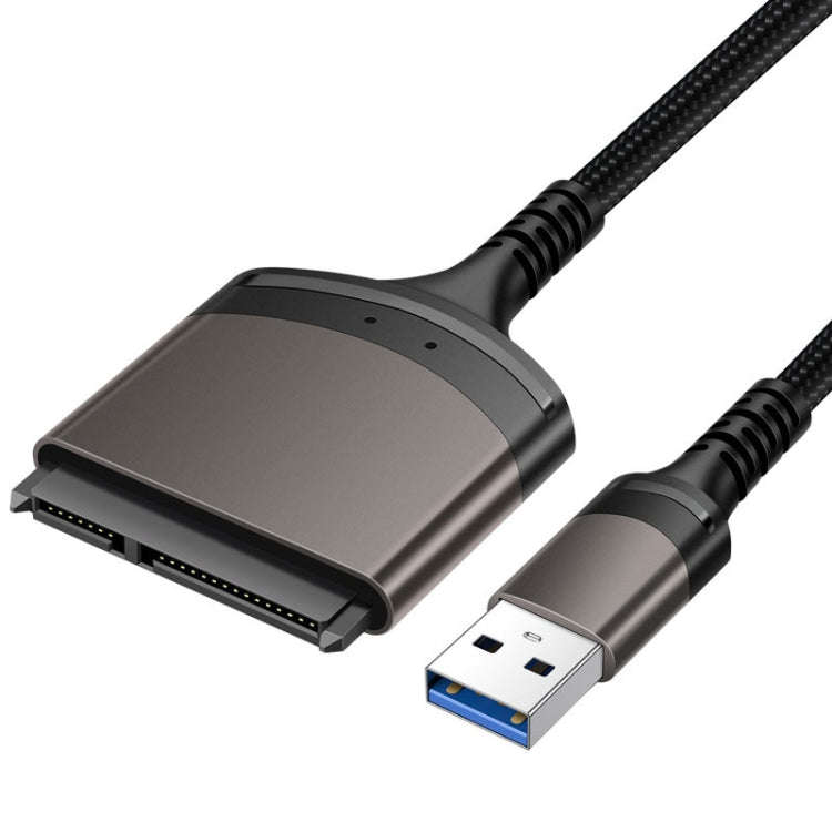 Aluminum Easy Drive Line USB3.0 To SATA Hard Disk Data Cable Supports 2.5 Inch SATA 22P, Length: ...