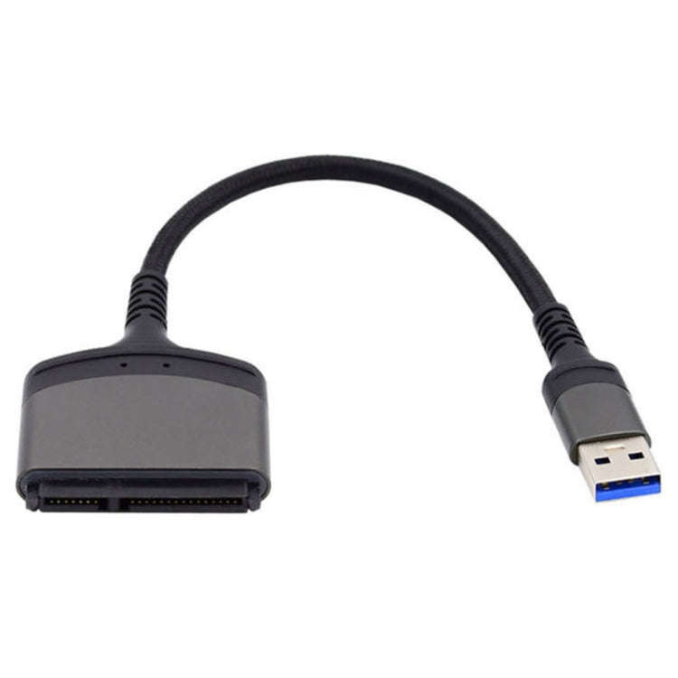 Aluminum Easy Drive Line USB3.0 To SATA Hard Disk Data Cable Supports 2.5 Inch SATA 22P, Length: ...