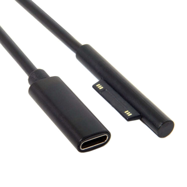 Type-C / USB-C Mother Rotary Seeder Tablet Power Charging Cable For Microsoft Surface Pro 5 / 6, ...