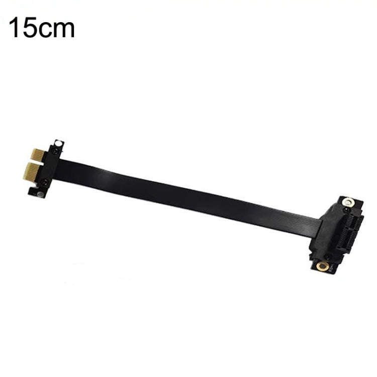 PCI-E 3.0 1X 180-degree Graphics Card Wireless Network Card Adapter Block Extension Cable, Length...