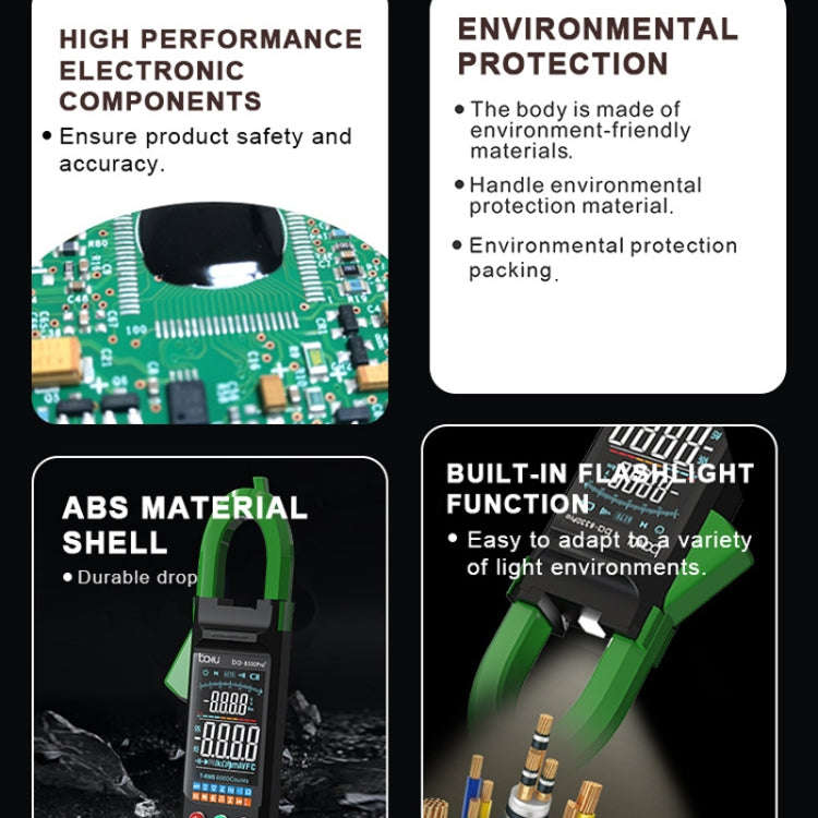 BAKU BA-8330 Pro Digital Mulitmeter Electric Maintenance Resistor Current Pliers Shaped Instrumen...