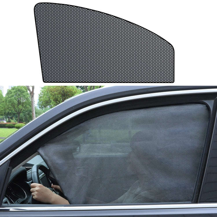 Car Sunshade Magnetic Iron Reflective Mesh Gauze Sunscreen Heat Insulation Sunshade Baffle(Front ...