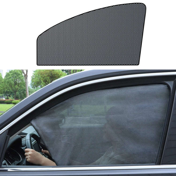 Car Sunshade Magnetic Iron Reflective Mesh Gauze Sunscreen Heat Insulation Sunshade Baffle(Front ...