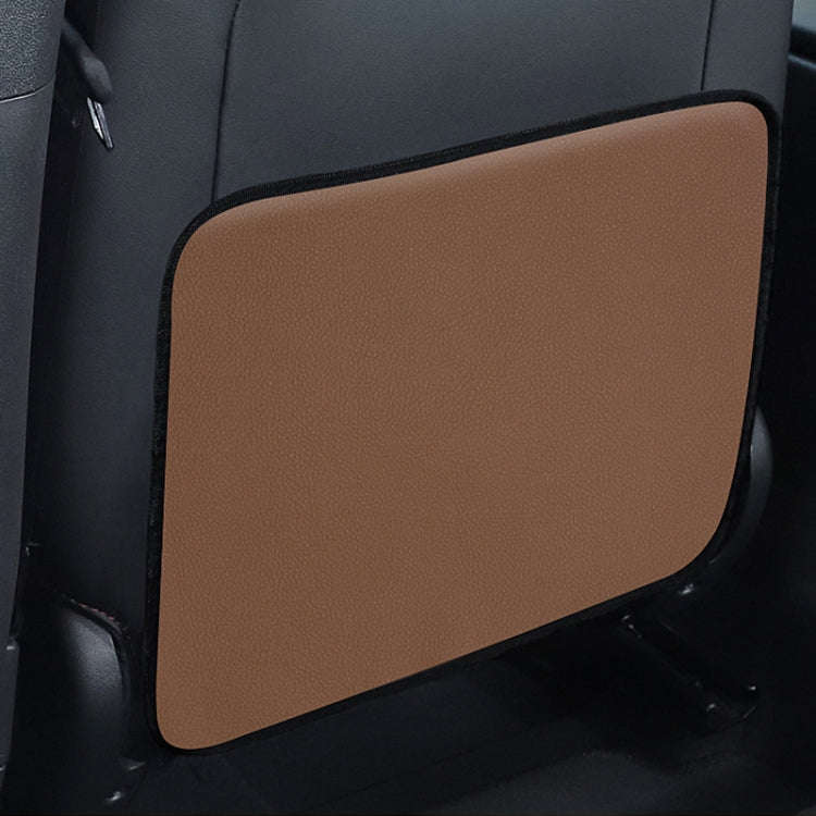 Car Seat Back Children Anti-kick Pad Back Rear Anti-dirty Universal Leather Protection Pad Storag...