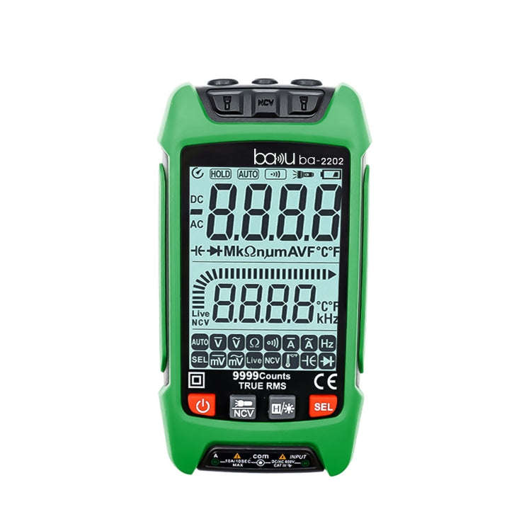 BAKU BA-2202 Digital Multimeter Electrician Maintenance Resistance Tester(Green)