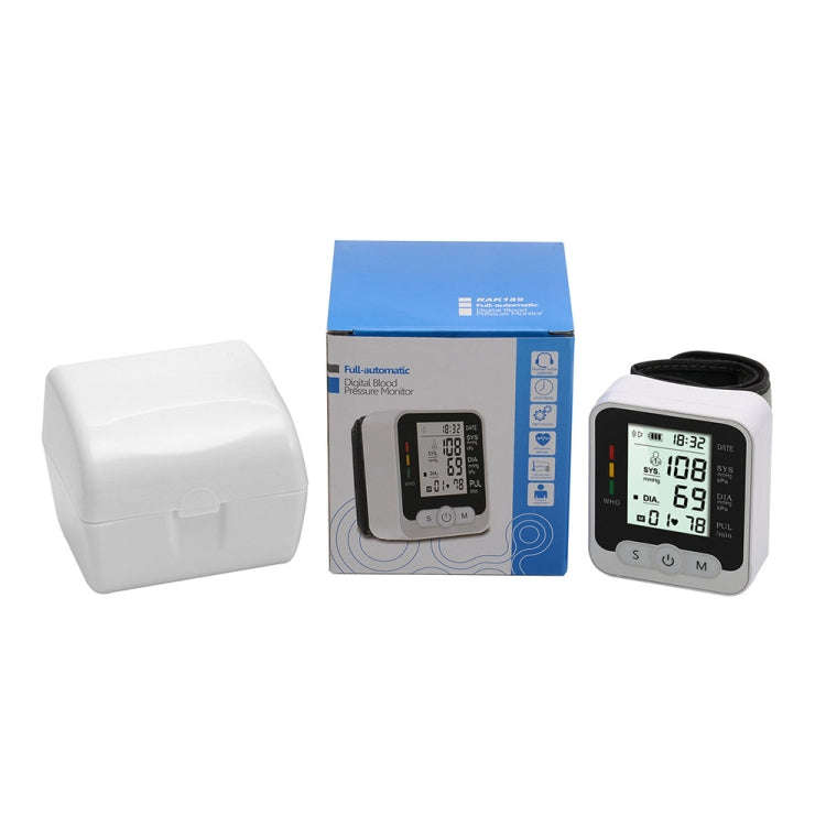 RAK189 Household Electronic Blood Pressure Measuring Device Wrist Sphygmomanometer without Voice