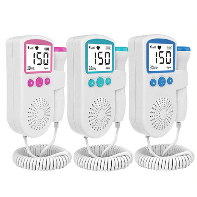 B3 Home Doppler Ultrasound Handheld Fetal Heart Pregnant Women Fetal Heart Monitor (Pink)