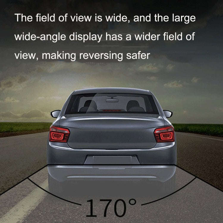 R0003 LED Fill Light External Reversing Video Camera HD Night Vision CCD Car Camera 12 Lights Cam...