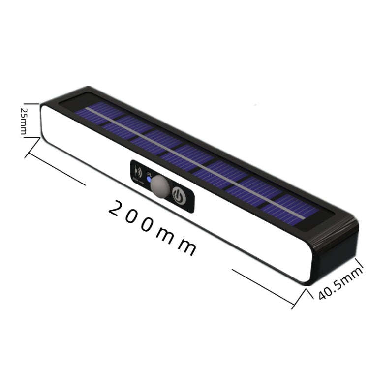 TX-200 Solar Landscape Waterproof Decoration Staircase Light Human Body Induction Lamp, Color: Bl...