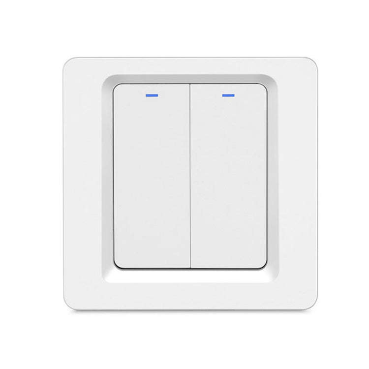Tuya ZigBee Smart Single-fire Zero-fire Sharing Switch Phone Control Voice Panel EU Plug, Spec: 2...