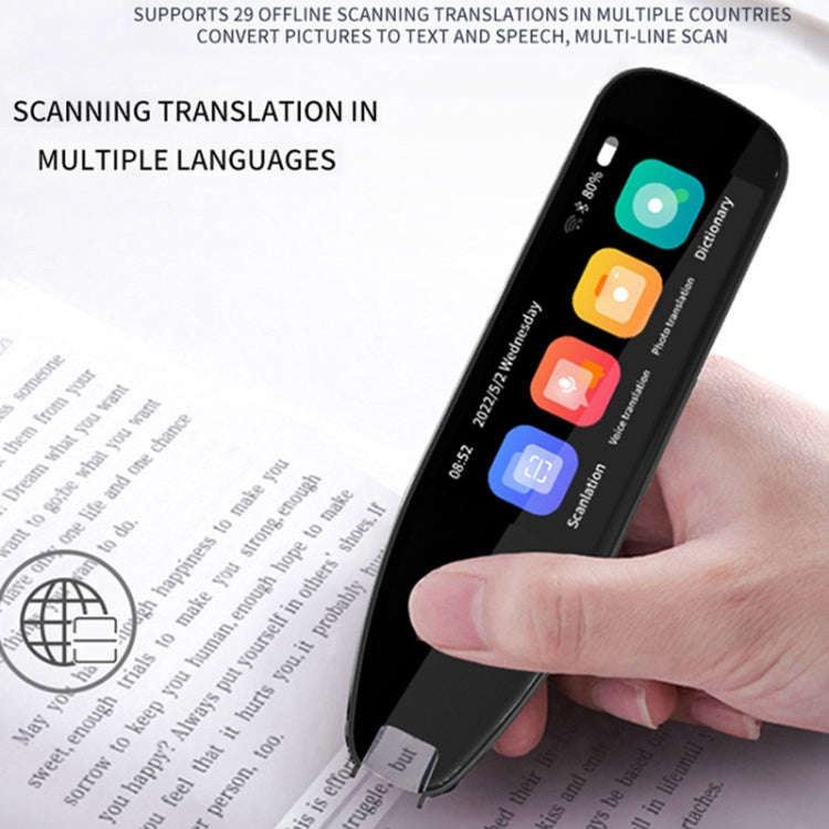 Hishell 3.5 inch Offline Photo Scanning Pen Dictionary Translation Recording Pen(S40)