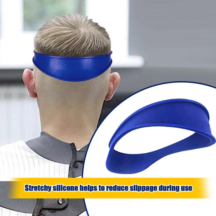 Salon Neck Hair Line Guide Barber Trim Ruler Hair DIY Tool Hair Trimming Template Tools(Red)