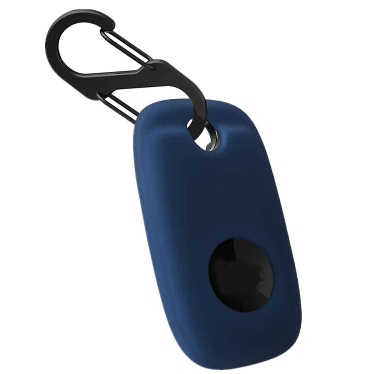 For Tile Mate Pro Tracker Silicone Case One-piece Design Protective Cover(Midnight Blue)