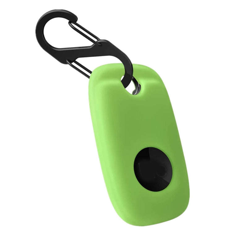 For Tile Mate Pro Tracker Silicone Case One-piece Design Protective Cover (Luminous Green)