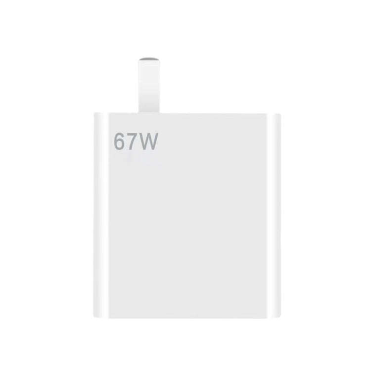 For Xiaomi 11 Pro/11 Ultra Flash Charging Effect Universal 67W USB Charger US Plug, Style: Charge...