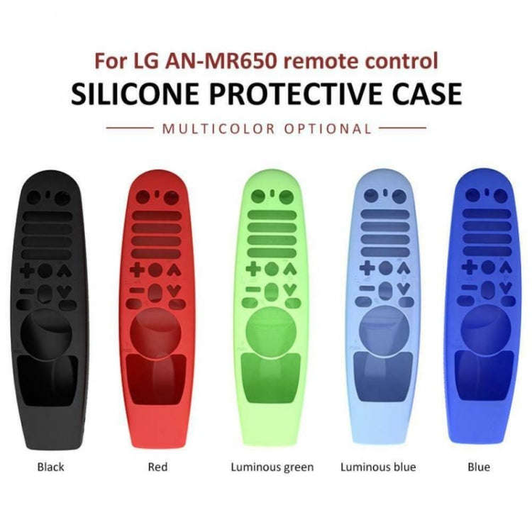Y5 For LG AN-MR600/MR650/MR18BA/MR19BA Remote Control Silicone Protective Cover(Luminous Blue)