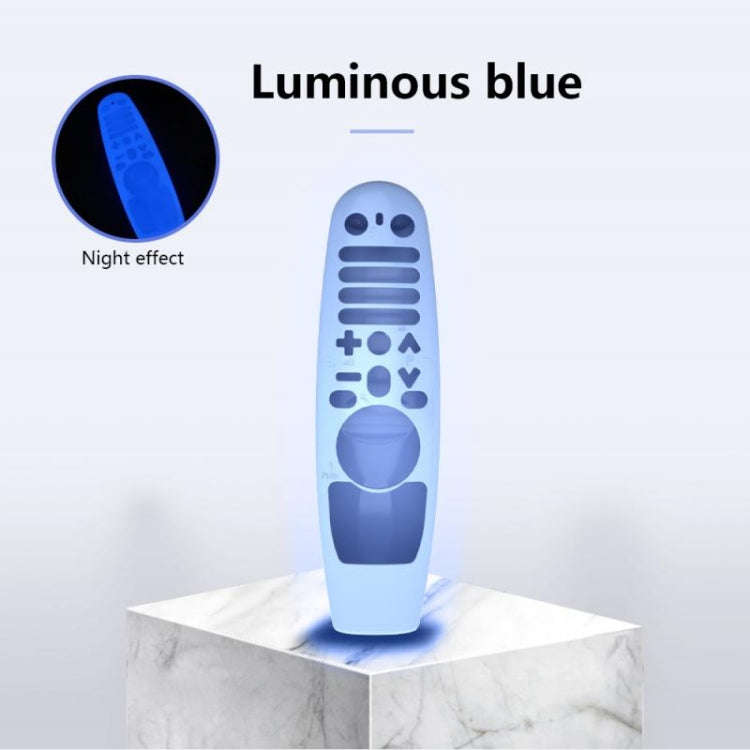 Y5 For LG AN-MR600/MR650/MR18BA/MR19BA Remote Control Silicone Protective Cover(Luminous Blue)