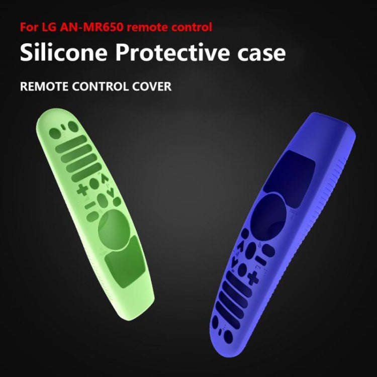 Y5 For LG AN-MR600/MR650/MR18BA/MR19BA Remote Control Silicone Protective Cover(Luminous Blue)