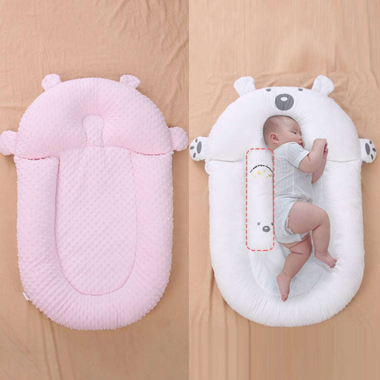Newborn Baby Anti-startle Landing Wake-up Sleeping Cushions Spitting Milk Slope Pad(Bean Velvet P...