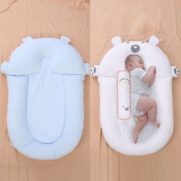 Newborn Baby Anti-startle Landing Wake-up Sleeping Cushions Spitting Milk Slope Pad(Bean Velvet B...