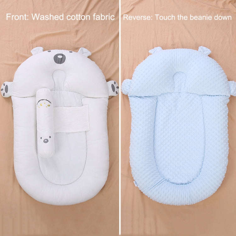 Newborn Baby Anti-startle Landing Wake-up Sleeping Cushions Spitting Milk Slope Pad(Bean Velvet B...