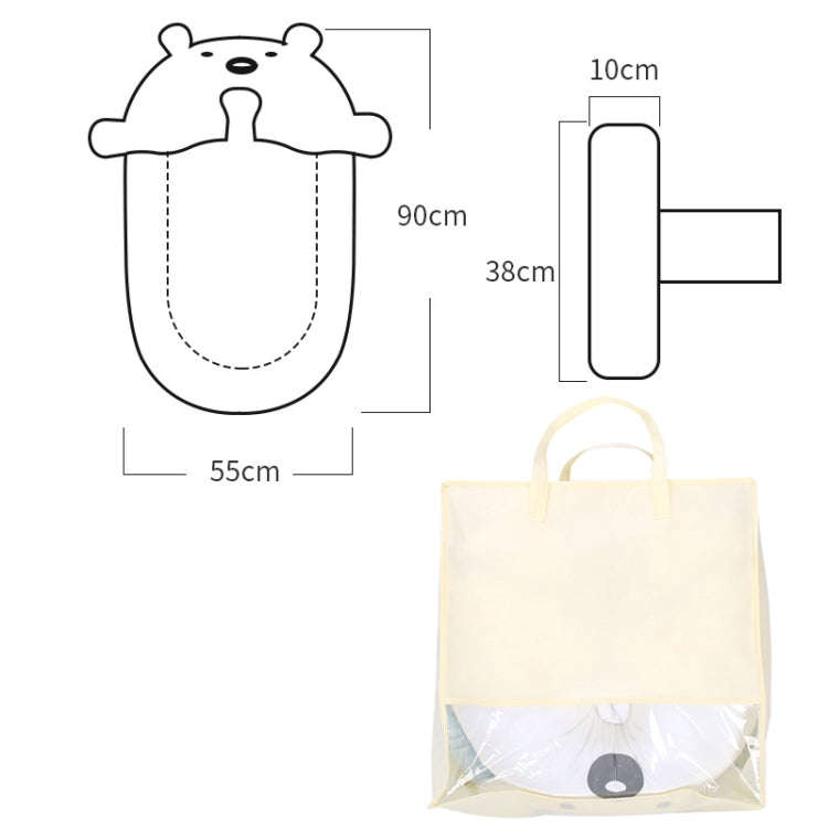 Newborn Baby Anti-startle Landing Wake-up Sleeping Cushions Spitting Milk Slope Pad(Bean Velvet B...