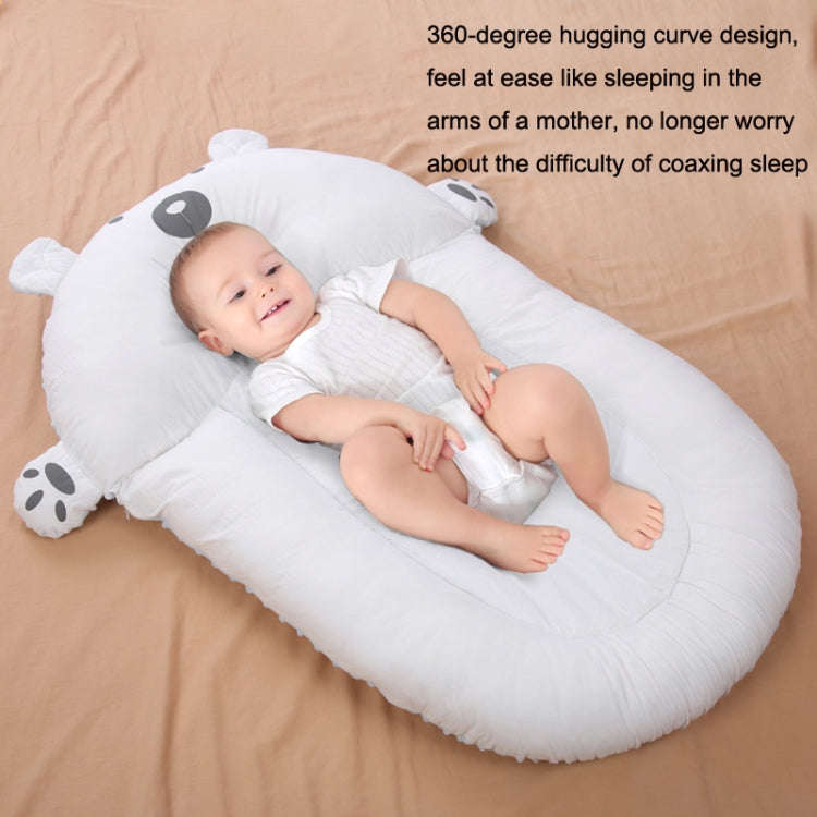 Newborn Baby Anti-startle Landing Wake-up Sleeping Cushions Spitting Milk Slope Pad(Bean Velvet B...