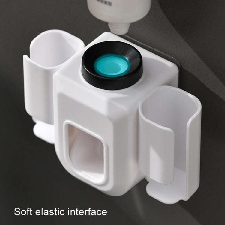 Electric Toothbrush Holder Automatic Toothpaste Squeezer Bathroom Wall Mounted Toothpaste Holder(...