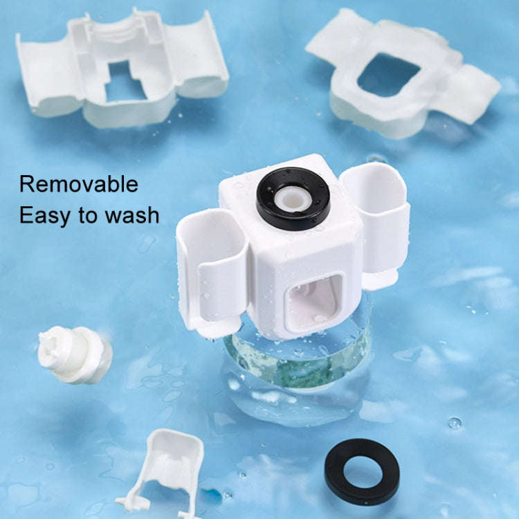 Electric Toothbrush Holder Automatic Toothpaste Squeezer Bathroom Wall Mounted Toothpaste Holder(...