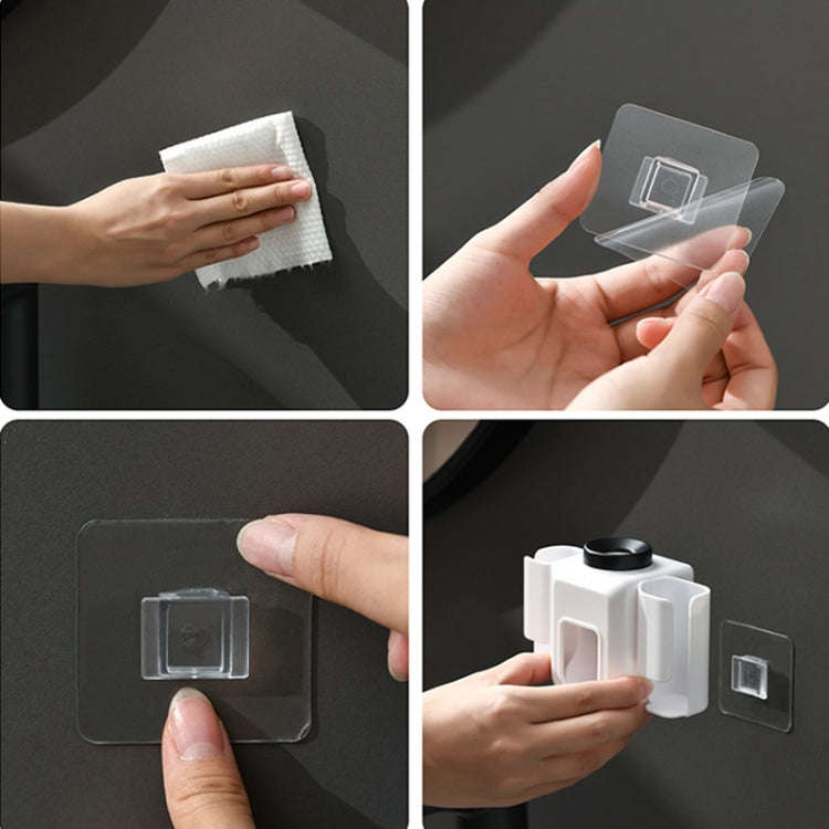 Electric Toothbrush Holder Automatic Toothpaste Squeezer Bathroom Wall Mounted Toothpaste Holder(...