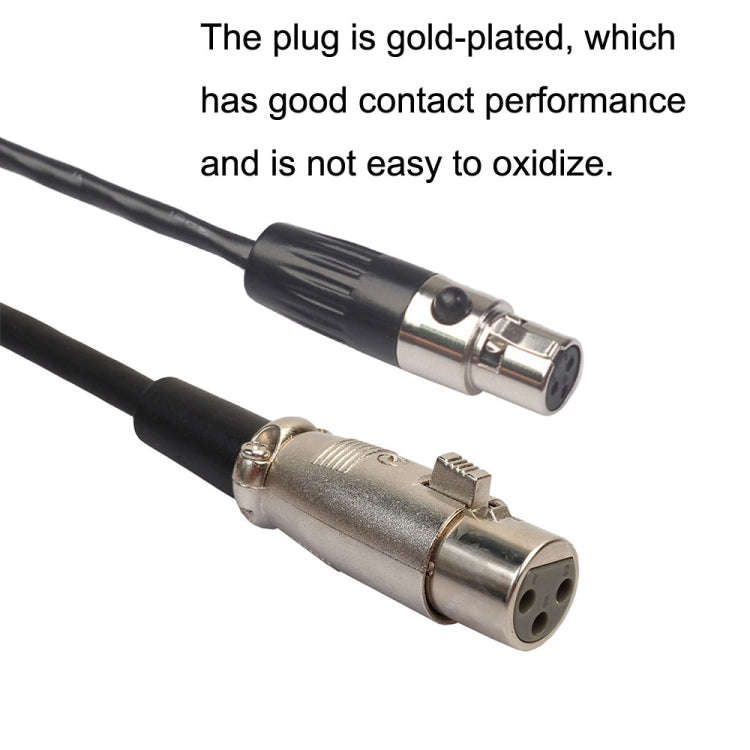 Xlrmini Caron Female To Mini Female Balancing Cable For 48V Sound Card Microphone Audio Cable, Le...