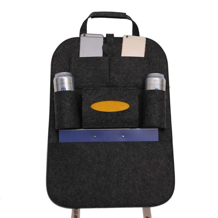 Car Multifunctional Seat Back Storage Hanging Bag, Size: 40x56cm(Dark Gray)